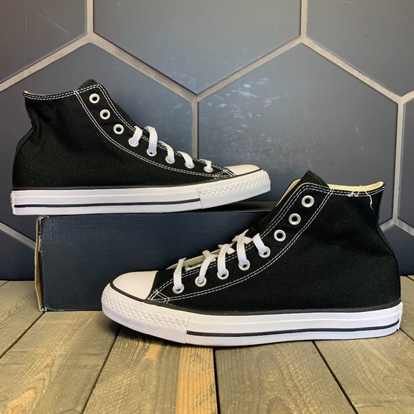 Converse All Star High Black White Size 11